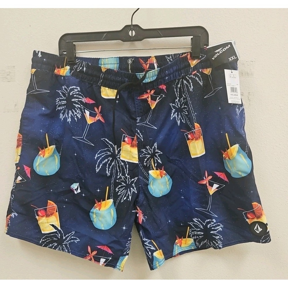 Volcom Men's Board Shorts Surf Swim Trunks XXL Cocktail Island 🍸 New With Tags